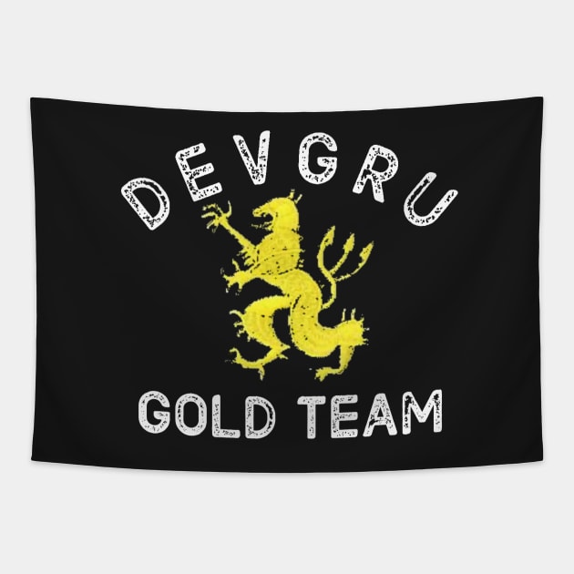 DEVGRU GOLD TEAM Tapestry by Cataraga