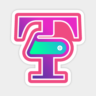 Initial T for T-shirt Magnet