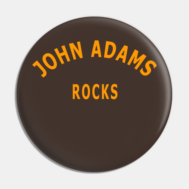 John Adams Rocks Pin by Lyvershop