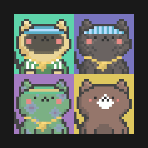 Pixel Cat Tile 025 by Infinite Mew Mew