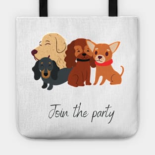 Pet animal bulldog chihuahua party Tote