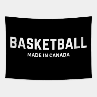 Basketball Made in Canada Tapestry