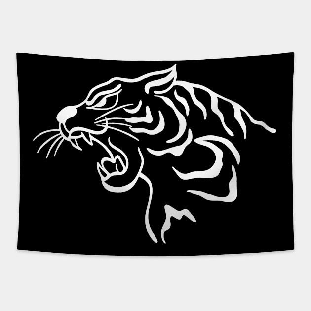 Year of the Tiger Tapestry by valentinahramov