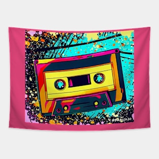 Cassette Tape Pop Art Tapestry