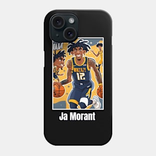 Ja Morant victor illustration design Phone Case