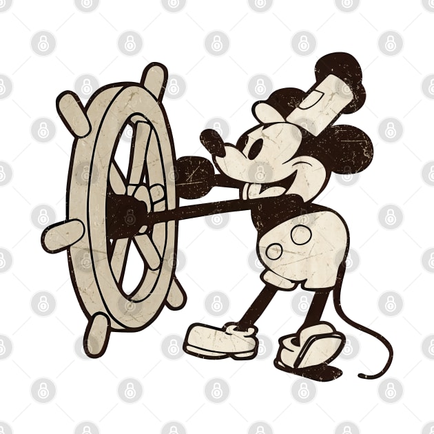 Steamboat Willie Vintage by Pandadattarry