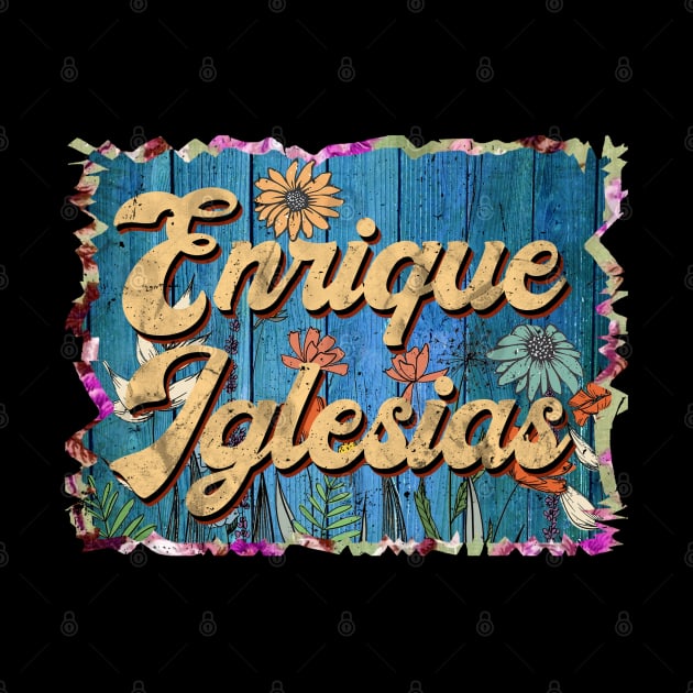 Retro Enrique Name Flowers Limited Edition Proud Classic Styles by Friday The 13th