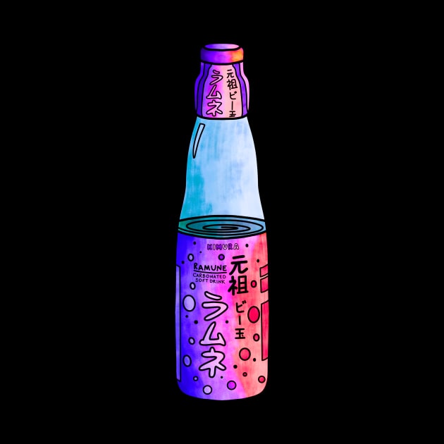 Ramune Soda Japanese Drink by Kelly Louise Art