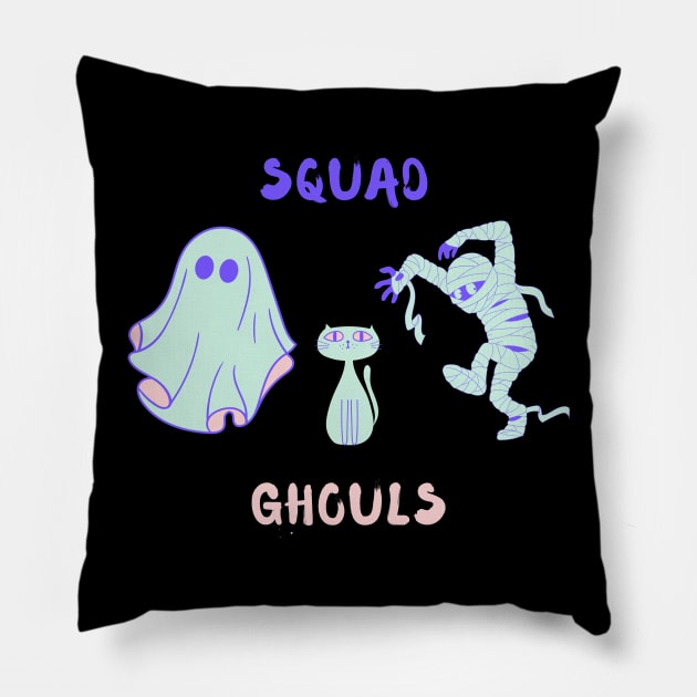 Squad Ghouls Pillow by stephanieduck