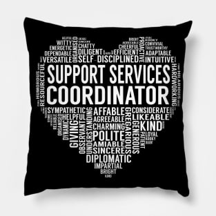 Support Services Coordinator Heart Pillow