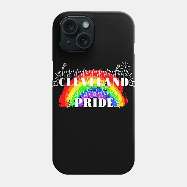 Cleveland Gay Pride Rainbow Phone Case by tropicalteesshop
