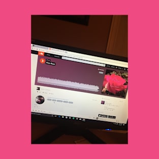 Pink Rose SoundCloud Shirt T-Shirt