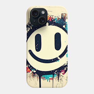 Street Art retro graffiti vintage Smile face Phone Case