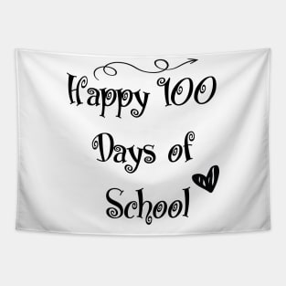 Happy 100 Days Of School Tapestry