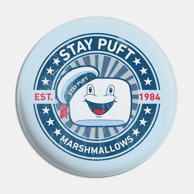 Stay Puft Marshmallows Pin by Tee Arcade