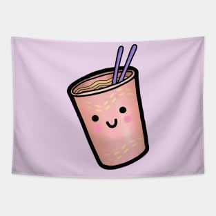 HAPPY LIL NOODLE CUP Tapestry