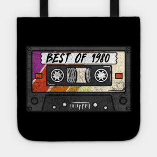 Happy 40th Birthday Party - Retro Cassette 1980 Gift Tote