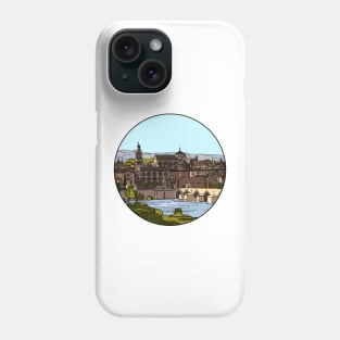 Cordoba Spain Birdseye View color ink Phone Case