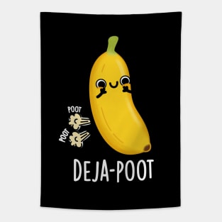 Deja-poot Cute Banana Double Fart Pun Tapestry