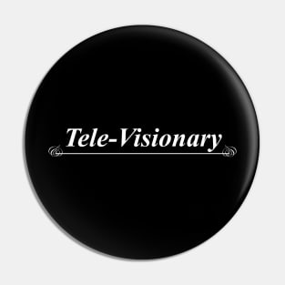 tele-visionary tv television Pin