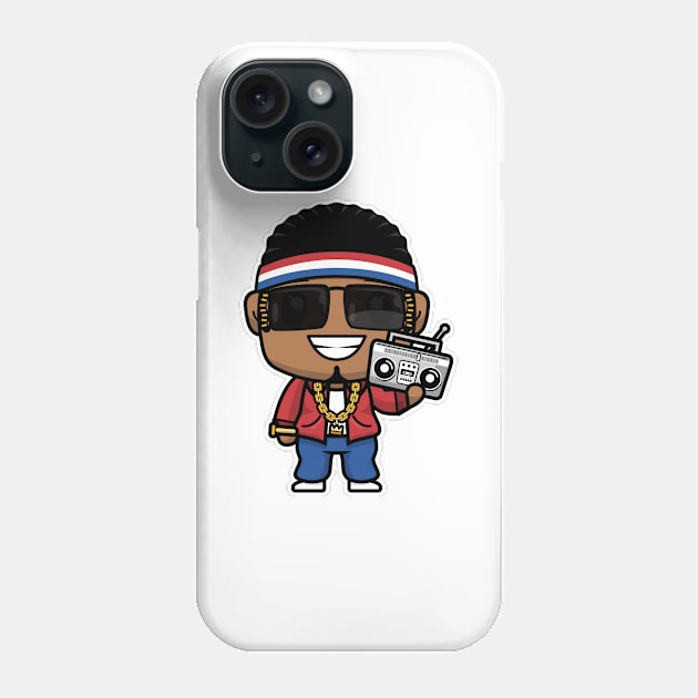 Cute Old School Rapper Kids Phone Case by noorshine