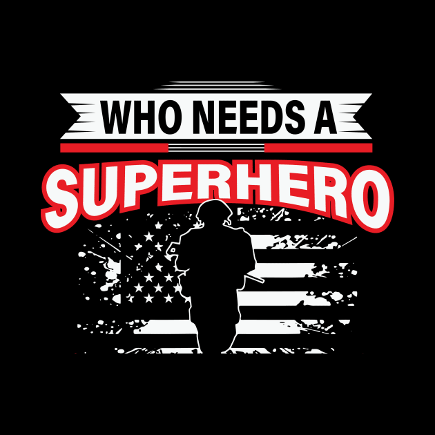 Who Needs A Superhero by Shop Ovov