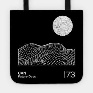 Can \ Future Days / Minimalist Graphic Fan Artwork Design Tote