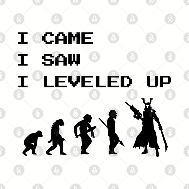 I Came I Saw I Leveled Up Gamer Video Games Fan by atomguy