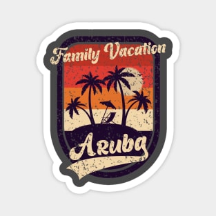 Aruba Family Vacation Magnet