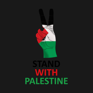 Muslim Stands With Palestine On Their Fist Of Freedom T-Shirt