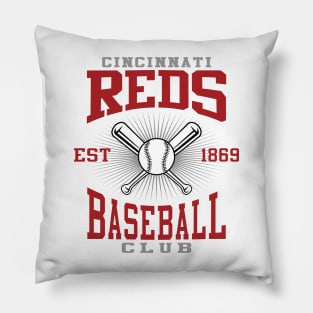 Cincinnati Reds Baseball Club Pillow