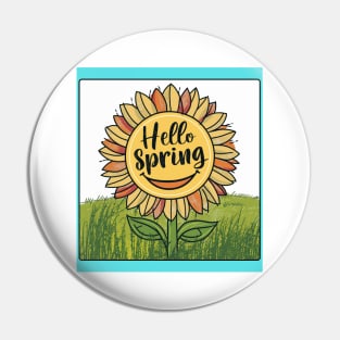 Hello spring Pin