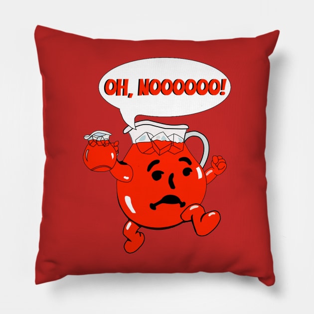 Kool Aid, Oh Noooooo! Pillow by The Curious Cabinet