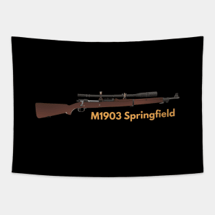 M1903 Springfield Sniper Rifle Tapestry