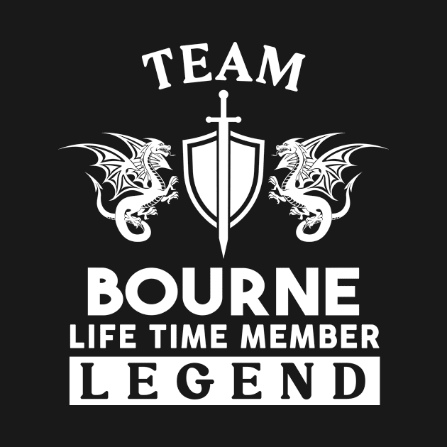 Bourne Name T Shirt - Bourne Life Time Member Legend Gift Item Tee by unendurableslemp118