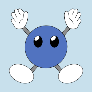 Round Boi In Blue T-Shirt