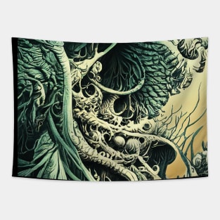 Lovecraftian monster. Comics style illustration Tapestry