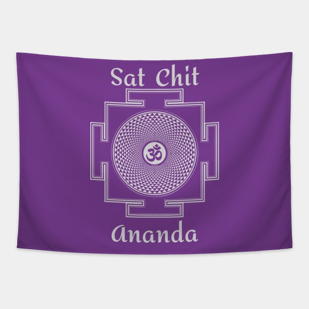 Sat Chit Ananda Tapestry by BhakTees&Things