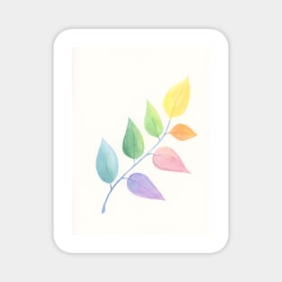 Rainbow Leaves Magnet