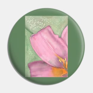Daylily, original watercolor painting Pin