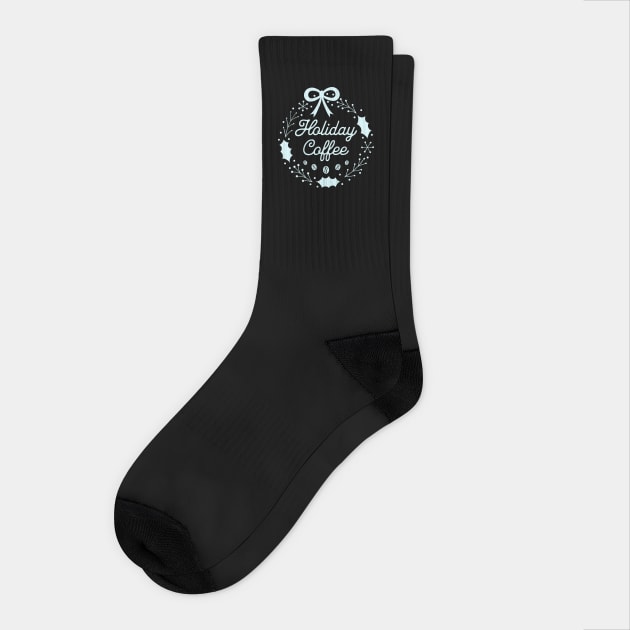 Holiday Coffee Socks by TEENIE DESIGN