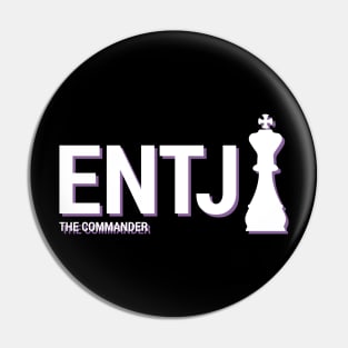 ENTJ The Commander MBTI types 3D Myers Briggs personality gift with icon Pin