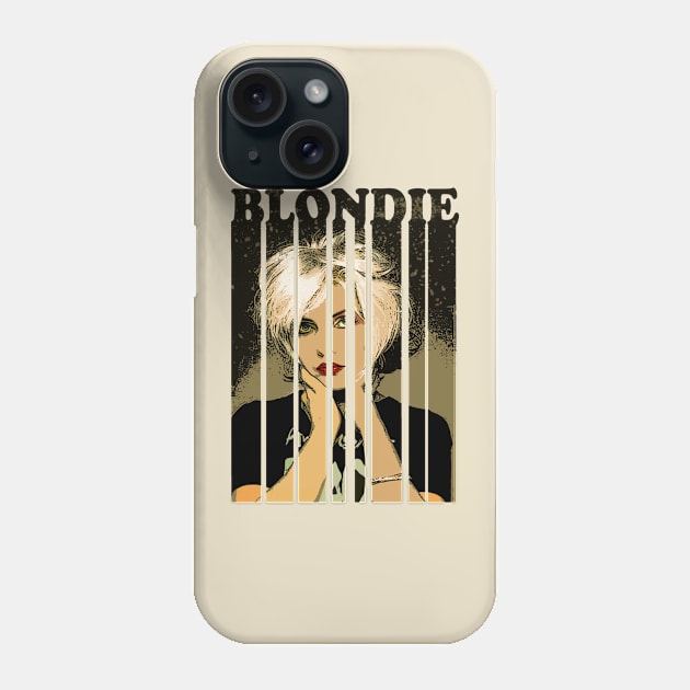 Blondie - Black Stripes Phone Case by Risky Mulyo