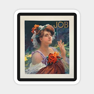 Job Cigarettes: France, c. 1895 Magnet