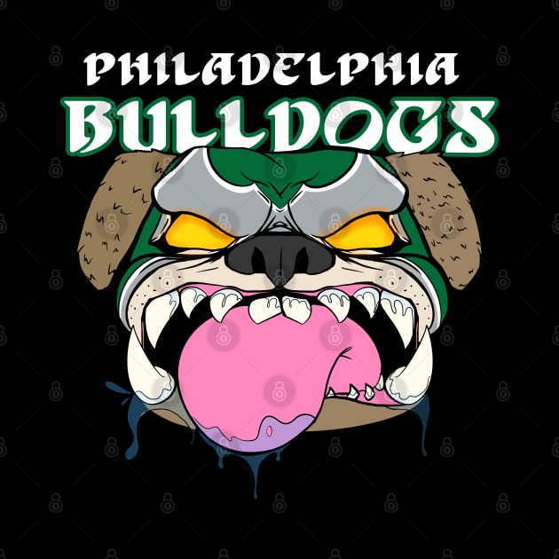 Philadelphia Eagles Bulldogs by DrawnStyle