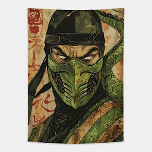 Reptile Mortal Kombat Tapestry