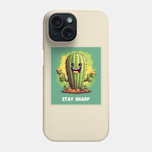 Stay Sharp - Cactus Art Phone Case