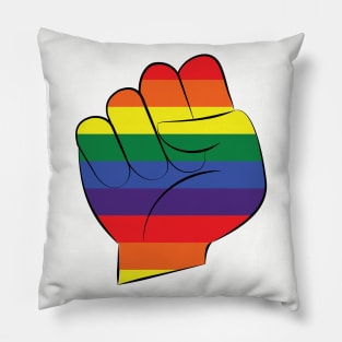 Resist Rainbow Pillow