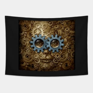 Steam Punk Old Mechanical Human Tapestry