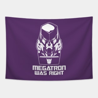Megatron was Right Tapestry